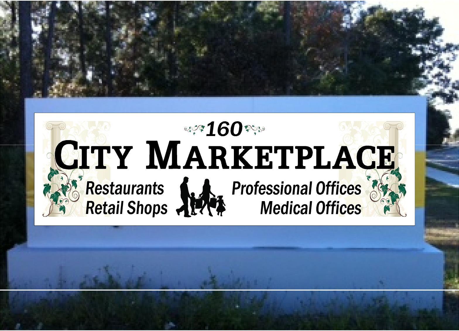 City Market Place Sign