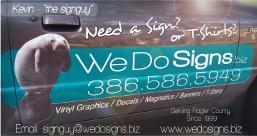 We Do Signs Vehicle